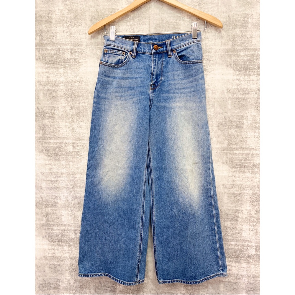 J.Crew Rayner Wide Leg crop jeans Sz 24